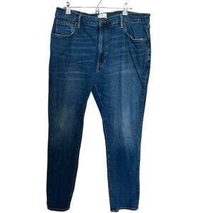 Mutal Weave Men's The Taper Jeans Medium Dark Wash Size Size 40x32